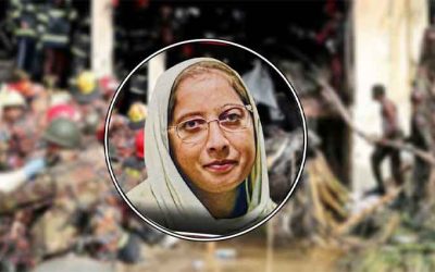 দগ্ধ শরীর নিয়ে ২০ শিশুকে বাঁচিয়ে তিনিও না ফেরার দেশে